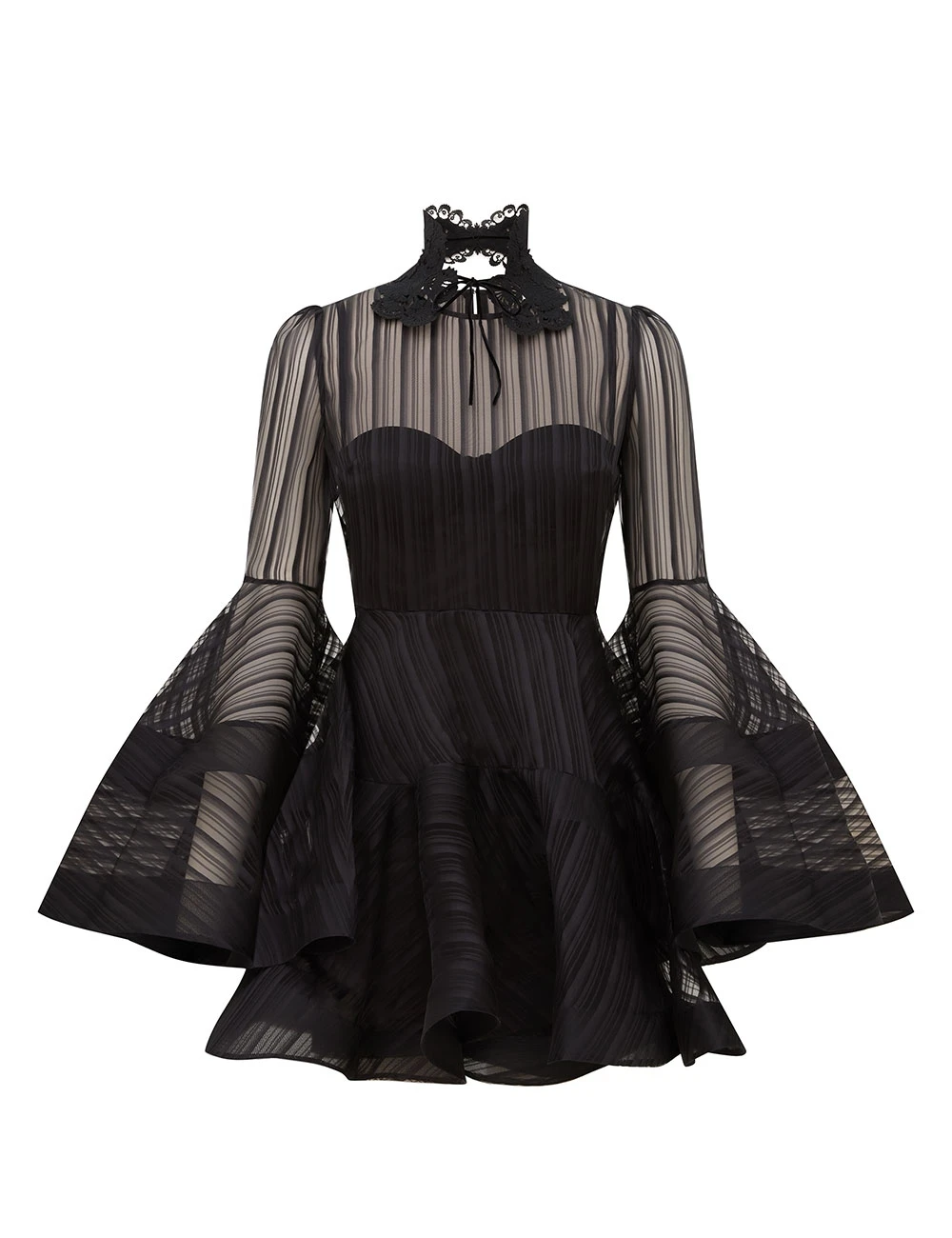 Zimmermann Valiant Lantern Mini Dress | Ready to Wear Collection Luxury Shoes Zimmermann Valiant Lantern Mini Dress