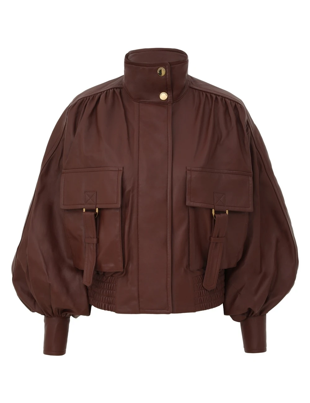 Zimmermann Valiant Leather Biker Jacket | Ready to Wear Collection Luxury Shoes Zimmermann Valiant Leather Biker Jacket