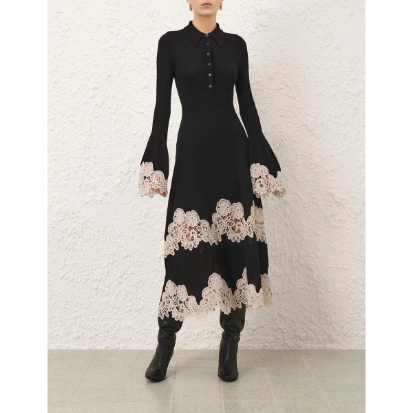 Zimmermann Valiant Merino Lace Dress, view 2
