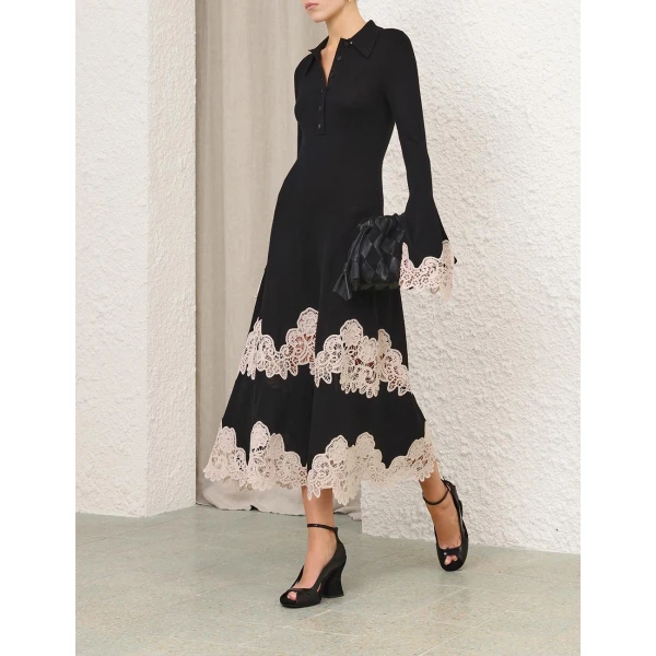 Zimmermann Valiant Merino Lace Dress, view 3