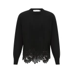 Zimmermann Valiant Merino Lace Sweater | Ready to Wear Collection Luxury Shoes Zimmermann Valiant Merino Lace Sweater