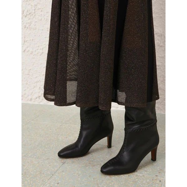 Zimmermann Valiant Metallic Midi Skirt, view 6
