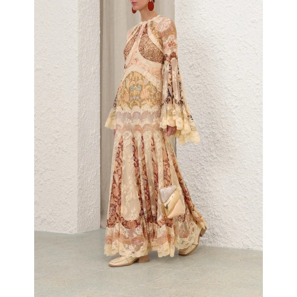 Zimmermann Valiant Panelled Gown, view 4