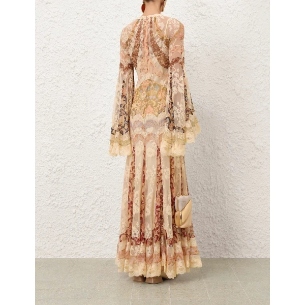 Zimmermann Valiant Panelled Gown, view 5