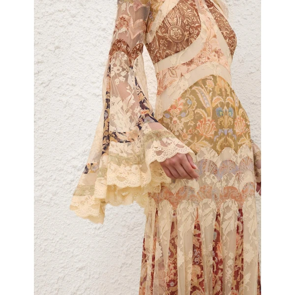 Zimmermann Valiant Panelled Gown, view 6