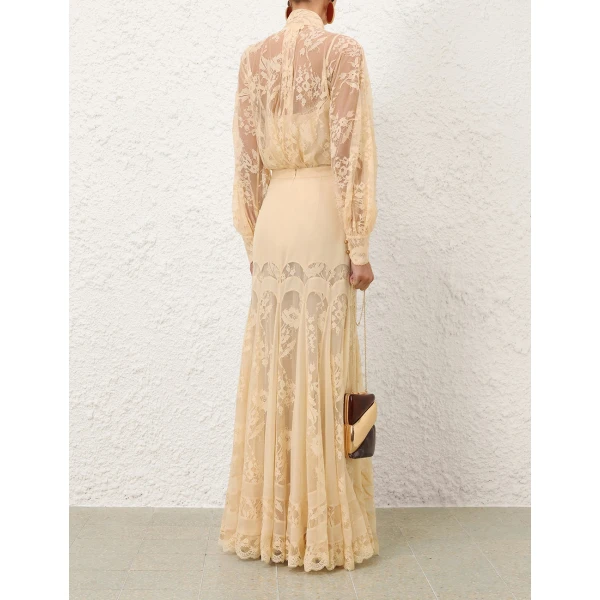 Zimmermann Valiant Panelled Maxi Skirt, view 5