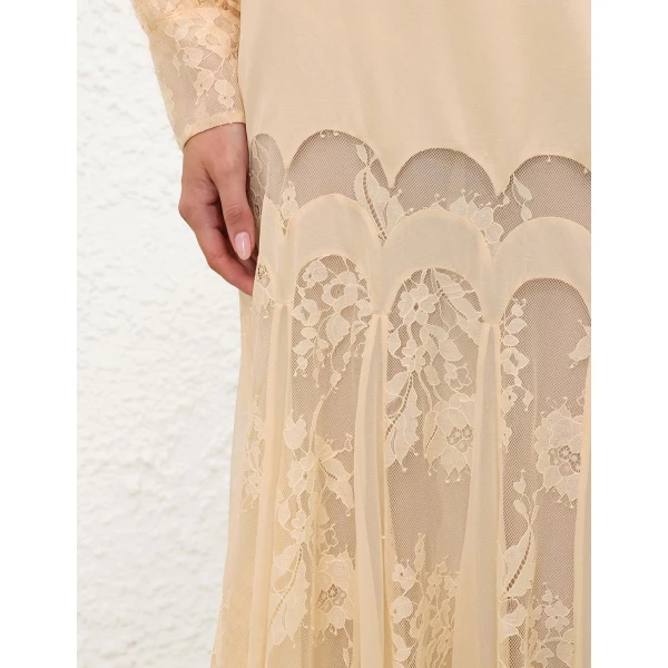 Zimmermann Valiant Panelled Maxi Skirt, view 6