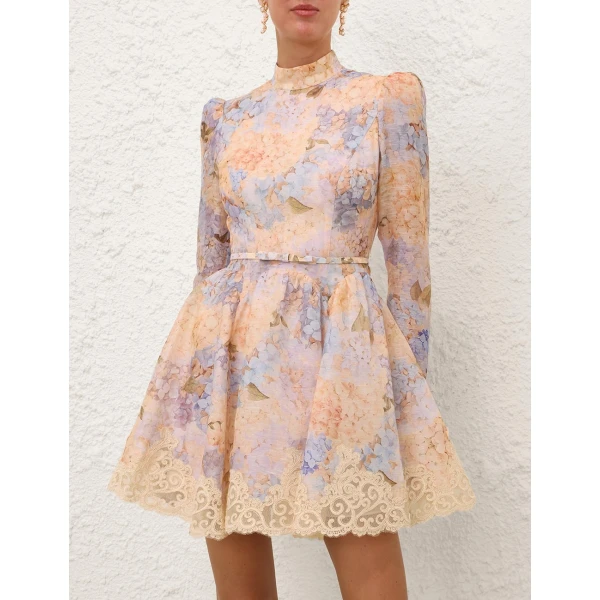 Zimmermann Valiant Panelled Mini Dress, view 2
