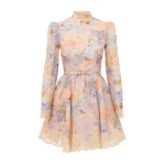 Zimmermann Valiant Panelled Mini Dress | Ready to Wear Collection Luxury Shoes Zimmermann Valiant Panelled Mini Dress