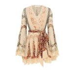 Zimmermann Valiant Panelled Wrap Mini Top