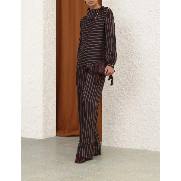 Zimmermann Valiant Pleat Front Pant, view 3