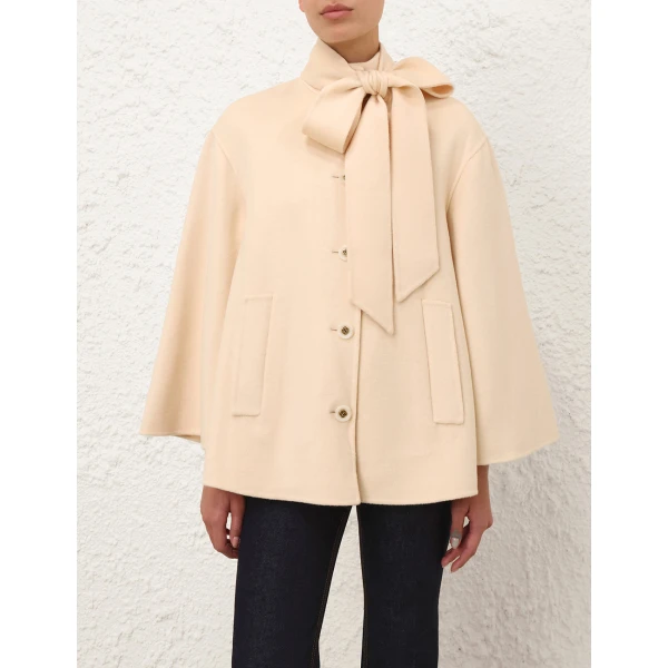 Zimmermann Valiant Pussybow Coat, view 2