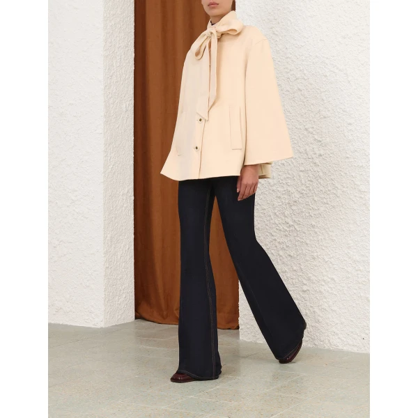 Zimmermann Valiant Pussybow Coat, view 4