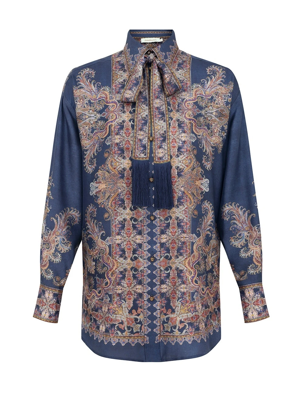 Zimmermann Valiant Relaxed Shirt | Ready to Wear Collection Luxury Shoes Zimmermann Valiant Relaxed Shirt