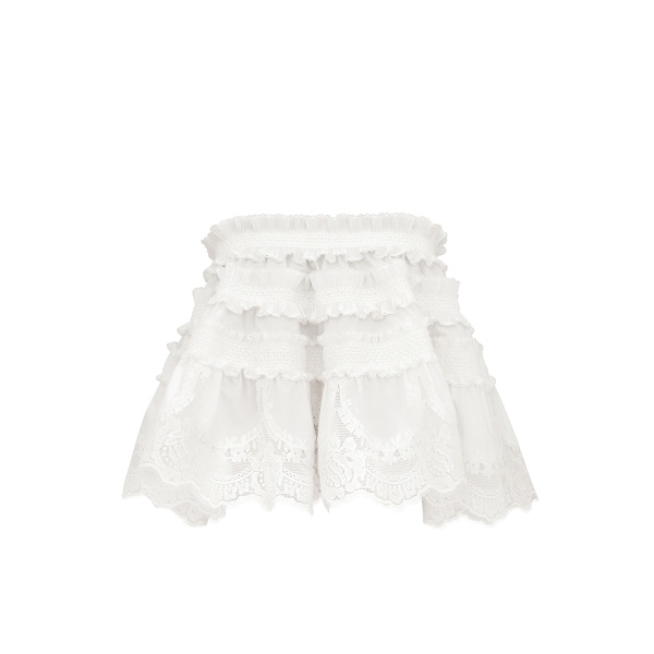 Zimmermann Valiant Shirred Bandeau Top