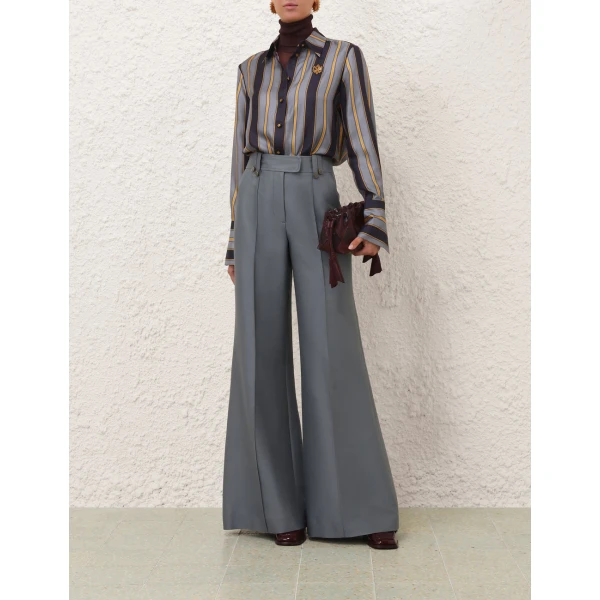 Zimmermann Valiant Structured Flare Pant, view 2