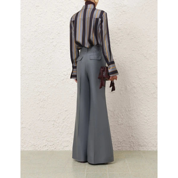 Zimmermann Valiant Structured Flare Pant, view 5