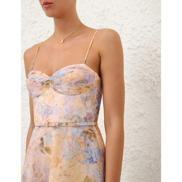 Zimmermann Valiant Tucked Midi Dress, view 6