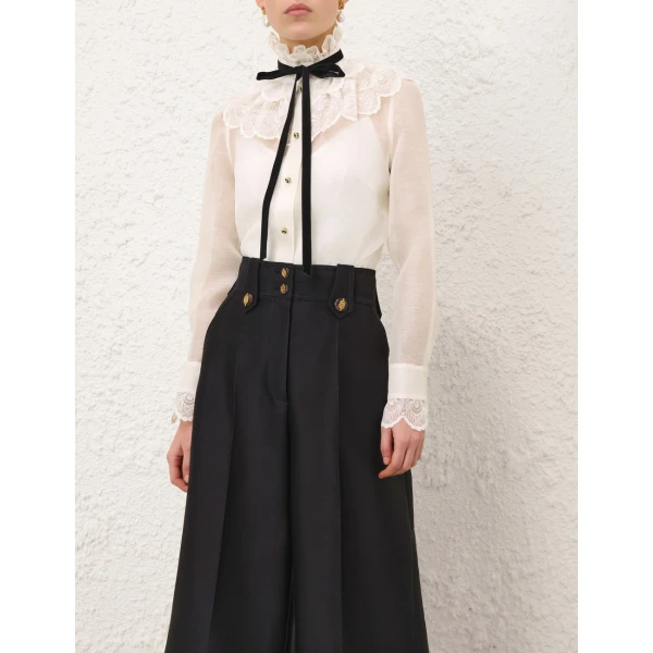 Zimmermann Valiant Tuxedo Blouse, view 2