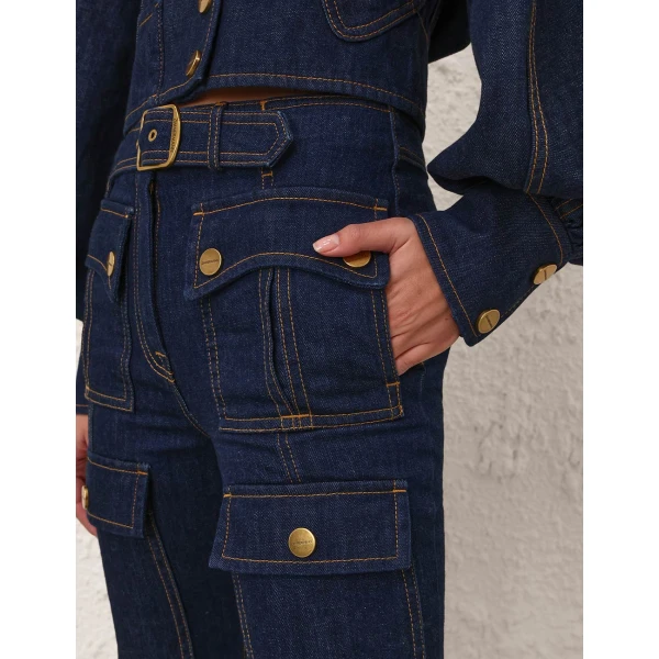 Zimmermann Valiant Utility Flare Jean, view 5