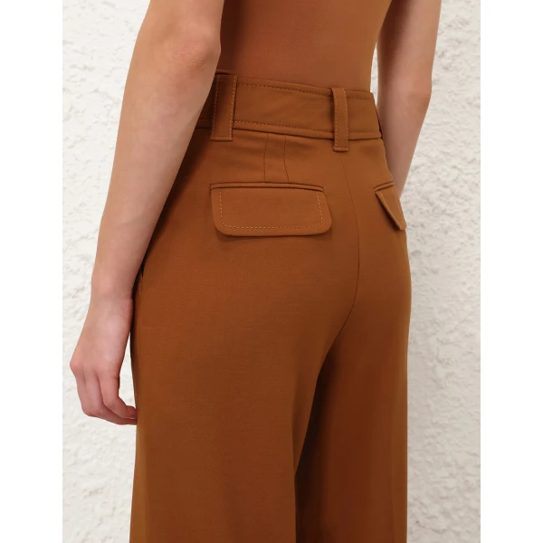 Zimmermann Valiant Wool Flare Pant, view 6