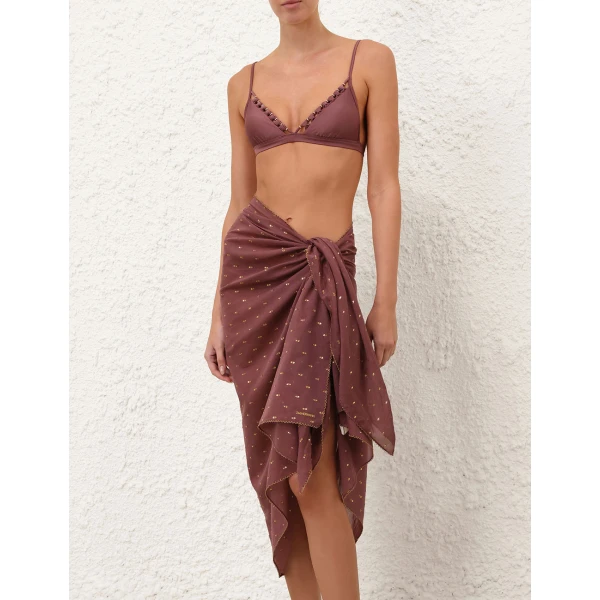 Zimmermann Woven Metallic Pareo, view 2