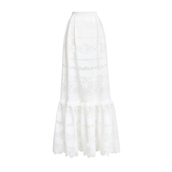 Zuhair Murad Broderie Long Skirt