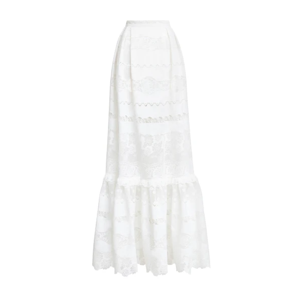Zuhair Murad Broderie Long Skirt