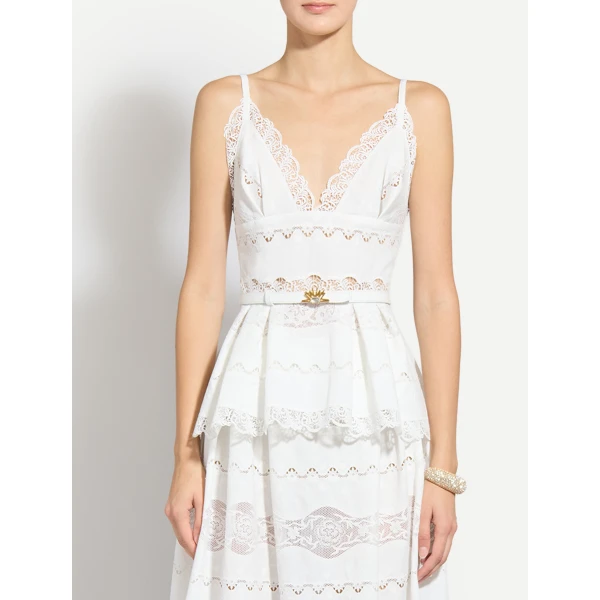 Zuhair Murad Broderie Top, view 5