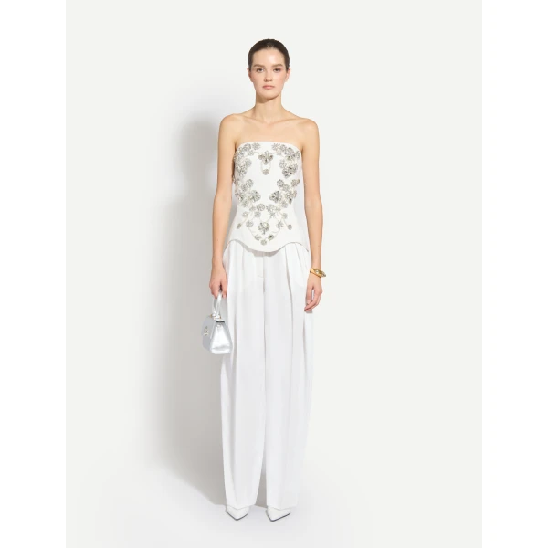 Zuhair Murad Cady Beaded Top, view 2