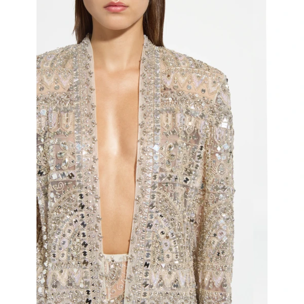Zuhair Murad Embroidered Jacket, view 5
