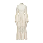 Zuhair Murad Georgette & Lace Dress