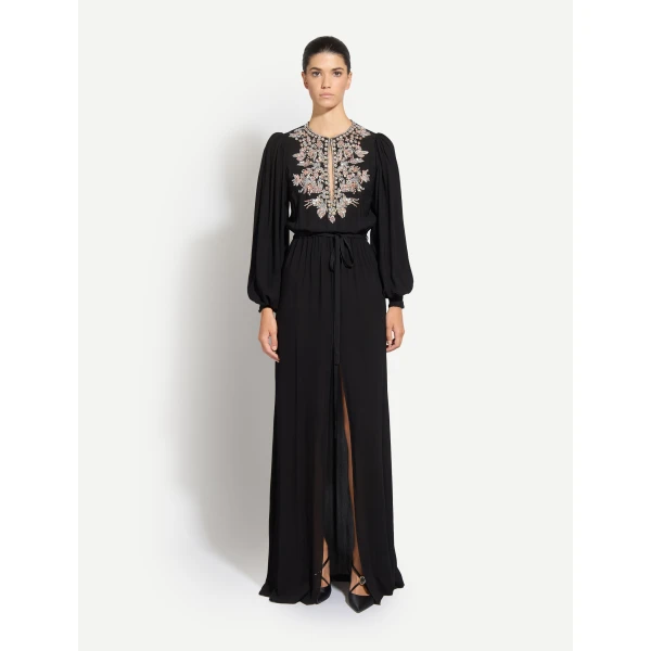 Zuhair Murad Georgette Long Dress, view 2