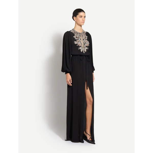 Zuhair Murad Georgette Long Dress, view 3