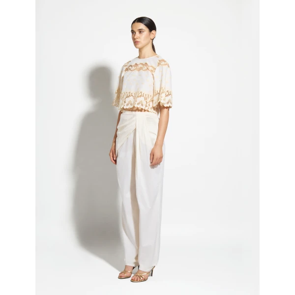Zuhair Murad Goa Cropped Top, view 3