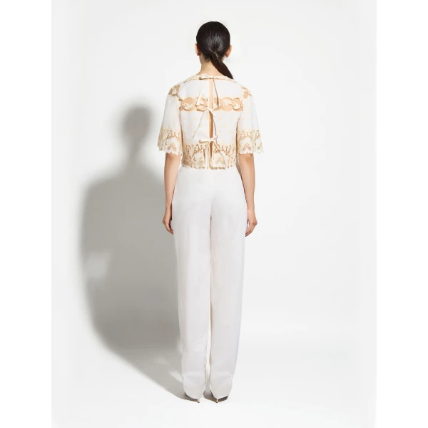 Zuhair Murad Goa Cropped Top, view 4