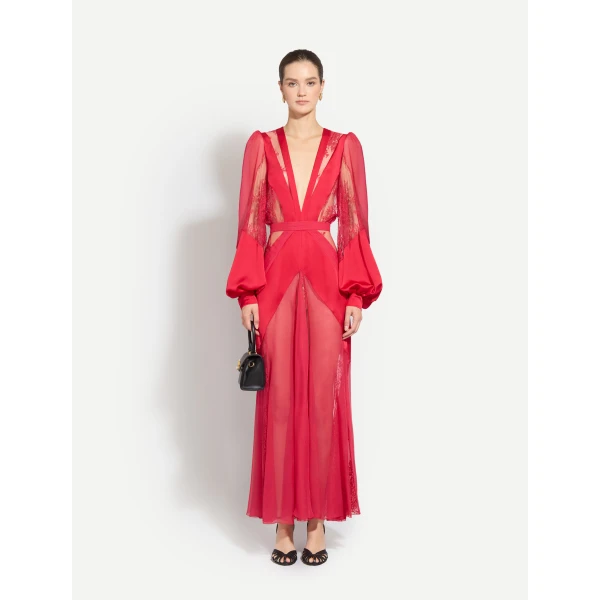 Zuhair Murad Lace Ankle Dress, view 2