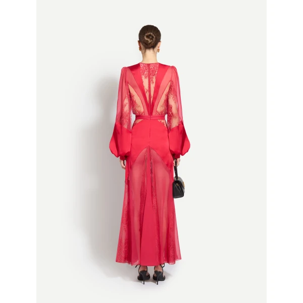 Zuhair Murad Lace Ankle Dress, view 4
