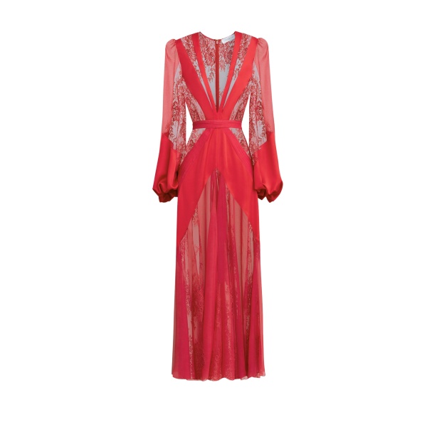 Zuhair Murad Lace Ankle Dress