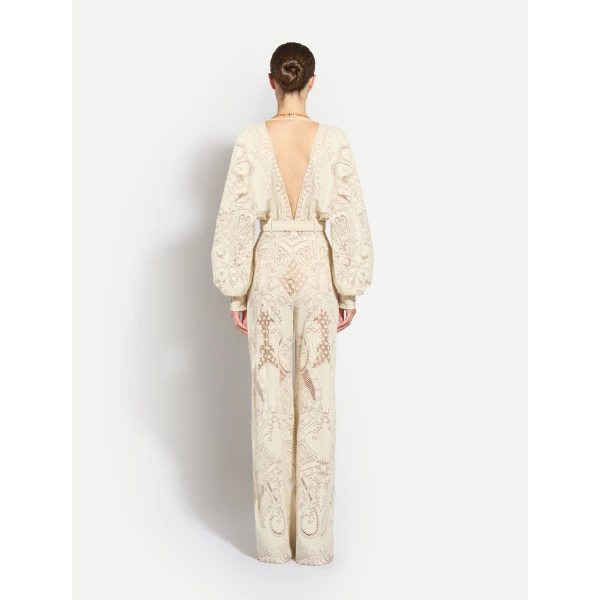 Zuhair Murad Lace Jumpsuit, view 4