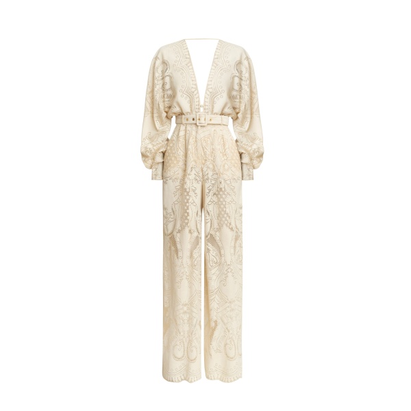 Zuhair Murad Lace Jumpsuit