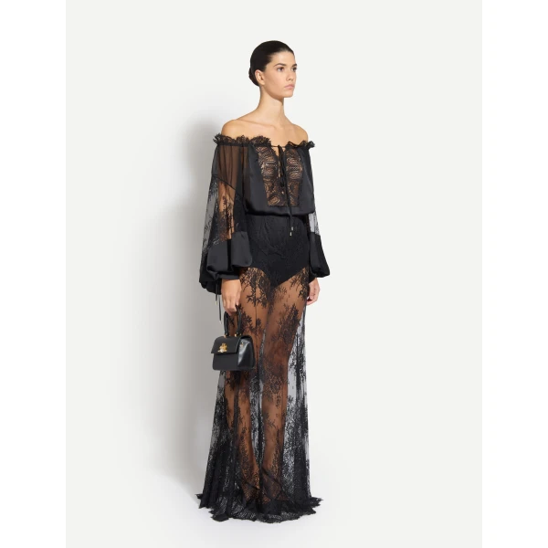 Zuhair Murad Lace Long Skirt, view 3