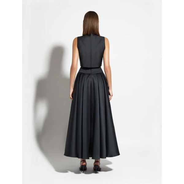 Zuhair Murad Mikado Ankle Skirt, view 4