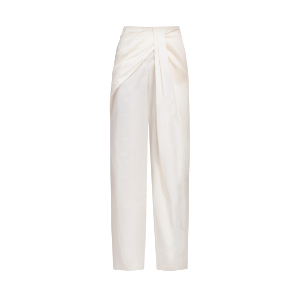 Zuhair Murad Popeline Draped Trousers