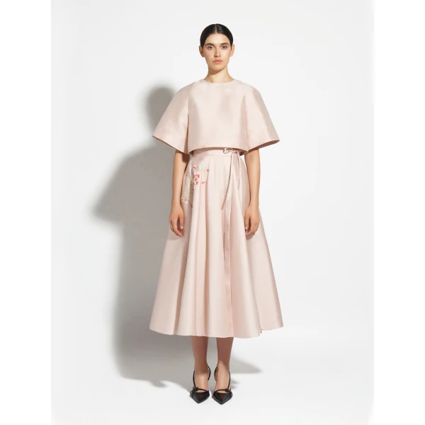 Zuhair Murad Shantung Cropped Top, view 2