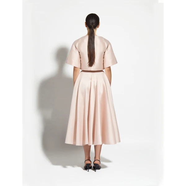 Zuhair Murad Shantung Cropped Top, view 4