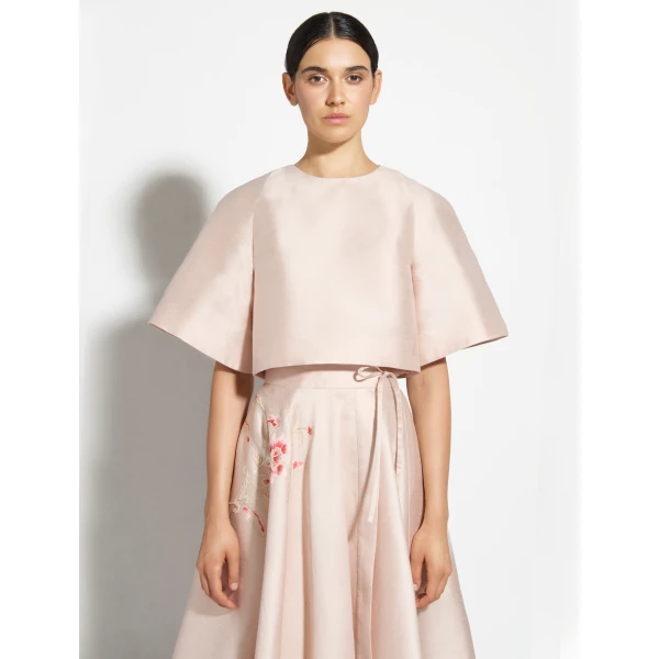 Zuhair Murad Shantung Cropped Top, view 5