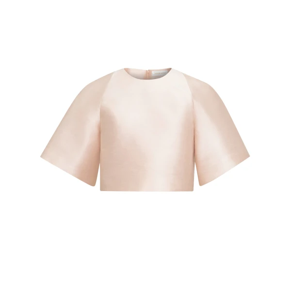 Zuhair Murad Shantung Cropped Top