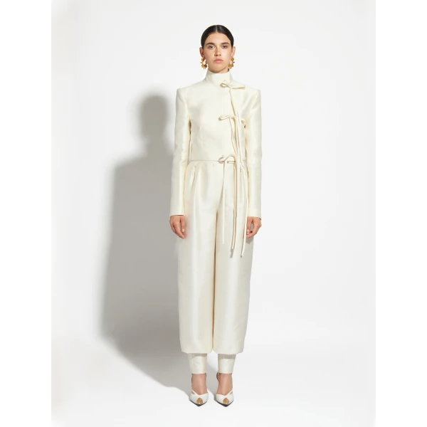 Zuhair Murad Shantung Trousers, view 2