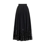 Zuhair Murad Taffeta Paillettes Midi Skirt